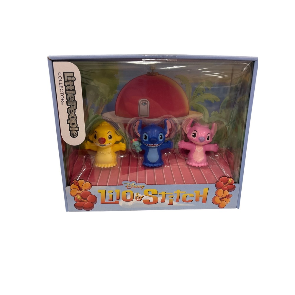 Fisher Price Little People Collector Disney Lilo & Stitch Stitch Angel ReubenNEW